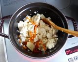 ストウブで煎り豆腐作り方3写真