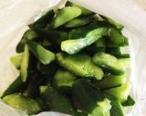 きゅうりの浅漬け 冷やし中華味作り方2写真