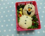 幼稚園 キャラ弁 お弁当♡オラフ作り方6写真