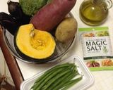 フライパン＋レンジ温野菜〜(o˘◡˘o)作り方1写真