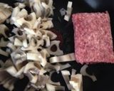 貧血予防&ご飯も進む！蓮根合挽肉ひじき煮作り方1写真