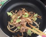 マヨとめんつゆで焼き素麺(チャンプルー)作り方2写真