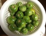 緑のトマトのフライ作り方1写真