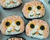 キャラ弁☆ジバニャン海苔巻きオムライス?作り方13写真