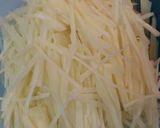 激旨！千切りポテトと玉ねぎのチーズ焼き作り方1写真