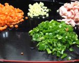 パラパラ炒飯、定番が美味しい、中華風♡作り方1写真