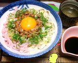 簡単 納豆うどん そうめんでも作り方1写真