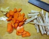 さんまの蒲焼き缶ＤＥ炊き込み味噌おこわ！作り方2写真