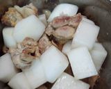 我が家の定番！！しっかり味の鶏大根作り方3写真