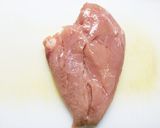 鶏むね肉の観音開き作り方1写真