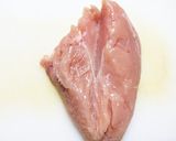 鶏むね肉の観音開き作り方2写真