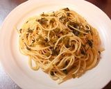 高菜としらすのおろしポン酢パスタ作り方4写真