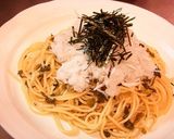 高菜としらすのおろしポン酢パスタ作り方7写真