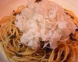 高菜としらすのおろしポン酢パスタ作り方6写真