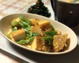 すき焼きのたれで＊厚揚げ卵とじ作り方5写真