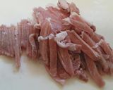 トンカツ用の肉で生姜焼き～野菜入り～作り方3写真