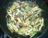 簡単！めちゃウマ！さつま芋と牛肉の炒め物作り方5写真