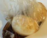 麺つゆで簡単☆とろ～り半熟味付け卵◉作り方4写真