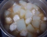 鶏団子と冬瓜の煮物作り方6写真