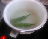 オクラの味噌汁作り方1写真