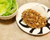 ピリ辛♪ 簡単ひき肉のレタス包み作り方5写真
