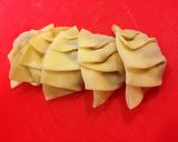 残り物のキーマカレーで揚げ餃子作り方3写真