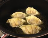 残り物のキーマカレーで揚げ餃子作り方4写真