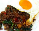 子供も喜んだ♪鶏ミンチで簡単ガパオライス作り方3写真