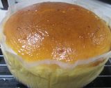 ラム酒香る　スフレチーズケーキ作り方16写真