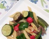 ♪夏野菜でエスニックペンネ♪作り方6写真