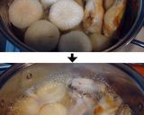大根と手羽元の煮物。(薄味)作り方6写真