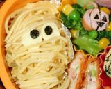 ハロウィン弁当にも♥ミイラパスタ作り方3写真