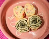 ハロウィン弁当にも♥蜘蛛の巣の卵焼き作り方2写真