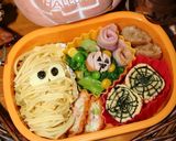 ハロウィン弁当にも♥蜘蛛の巣の卵焼き作り方4写真