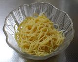 大葉とツナの冷製パスタ☆レモン風味作り方1写真