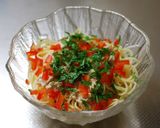 大葉とツナの冷製パスタ☆レモン風味作り方9写真