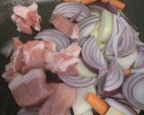 豚肉と白菜の♡トロ~り甘酢煮作り方1写真