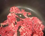 オクラと人参の牛肉炒め作り方5写真