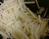 冷熱♪細切りジャガイモと牛肉のピリ辛素麺作り方6写真