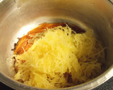 そうめんかぼちゃと鶏ムネの甘酢和え作り方5写真