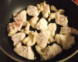 そうめんかぼちゃと鶏ムネの甘酢和え作り方3写真