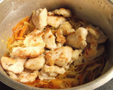 そうめんかぼちゃと鶏ムネの甘酢和え作り方6写真