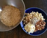 ナッツたっぷり、グラノーラ作り方1写真