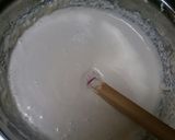 フライパンDEベイクドチーズケーキ♪作り方4写真