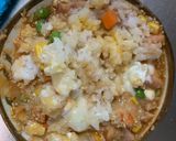 全てレンジ簡単洋風ガーリック味噌炒飯弁当作り方10写真