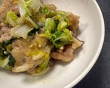 白菜と豚こまの旨み炒め作り方5写真
