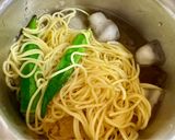 イカの塩辛☆柚子胡椒☆納豆麹の冷製パスタ作り方8写真