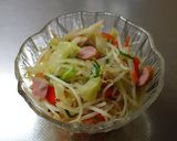 一人暮らしの休日の野菜炒め作り方8写真