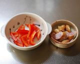 一人暮らしの休日の野菜炒め作り方2写真