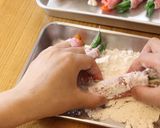 旬野菜の肉巻きソテー作り方7写真